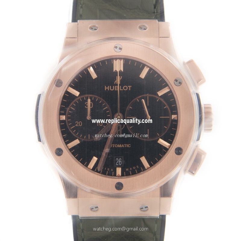 Hublot CLASSIC FUSION 521.OX.8980.LR Automatic 18kt Rose Gold Black