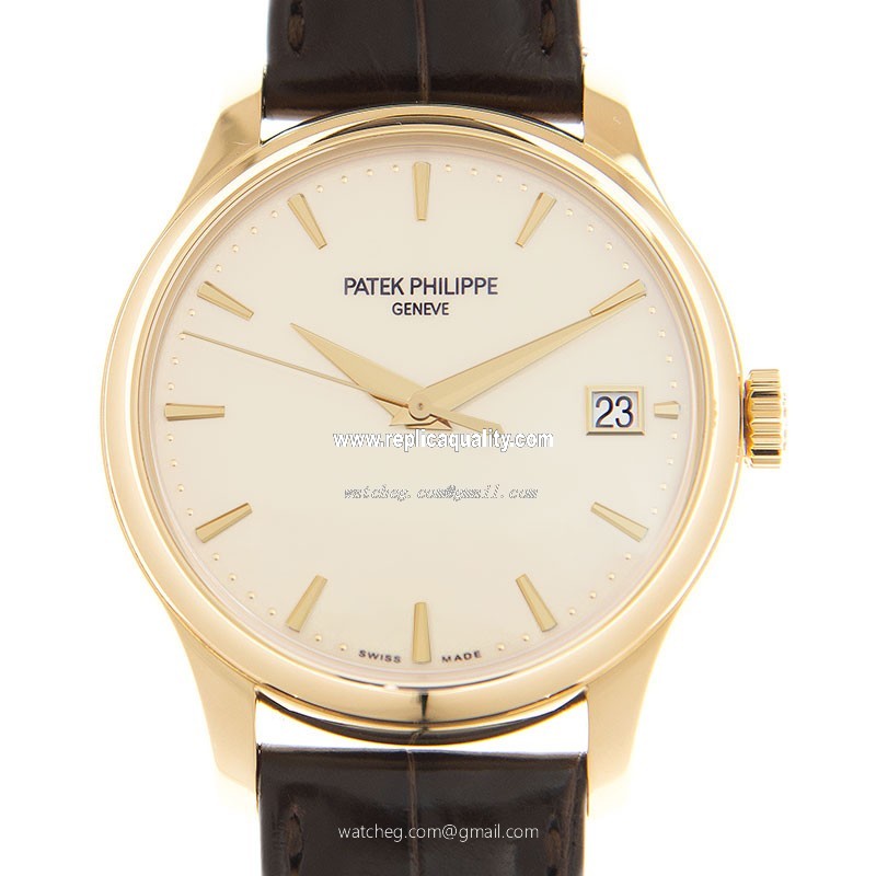 Patek Philippe CALATRAVA 5227J-001 Automatic 18kt Yellow Gold Beige