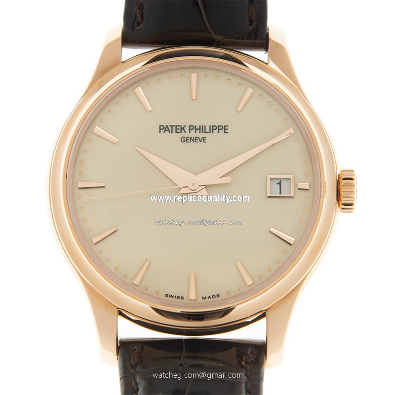 Patek Philippe CALATRAVA 5227R-001 Automatic 18kt Rose Gold Beige