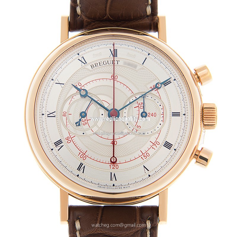 Breguet CLASSIC 5247BR/12/9V6 Manual Wind 18kt Rose Gold Silver