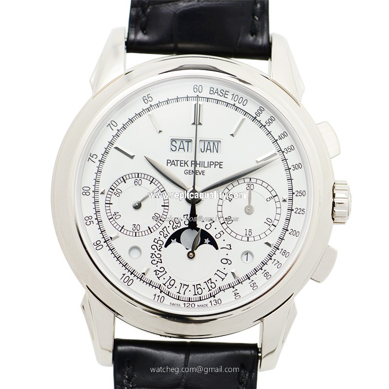 Patek Philippe GRAND COMPLICATIONS 5270G-013 Manual Wind 18kt White Gold Silver