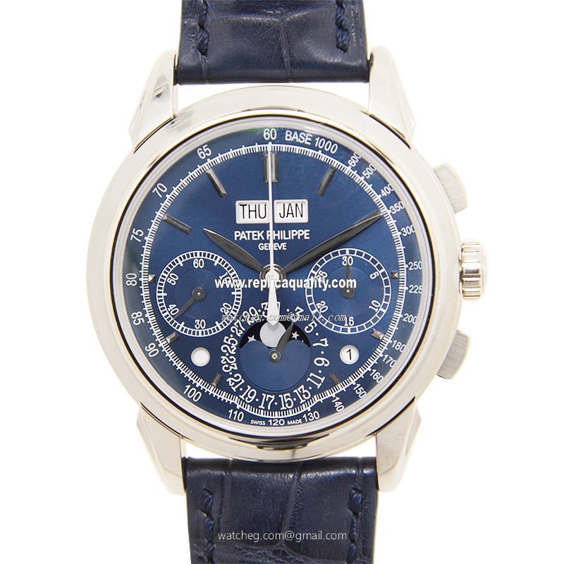 Patek Philippe GRAND COMPLICATIONS 5270G-014 Automatic 18kt White Gold Blue