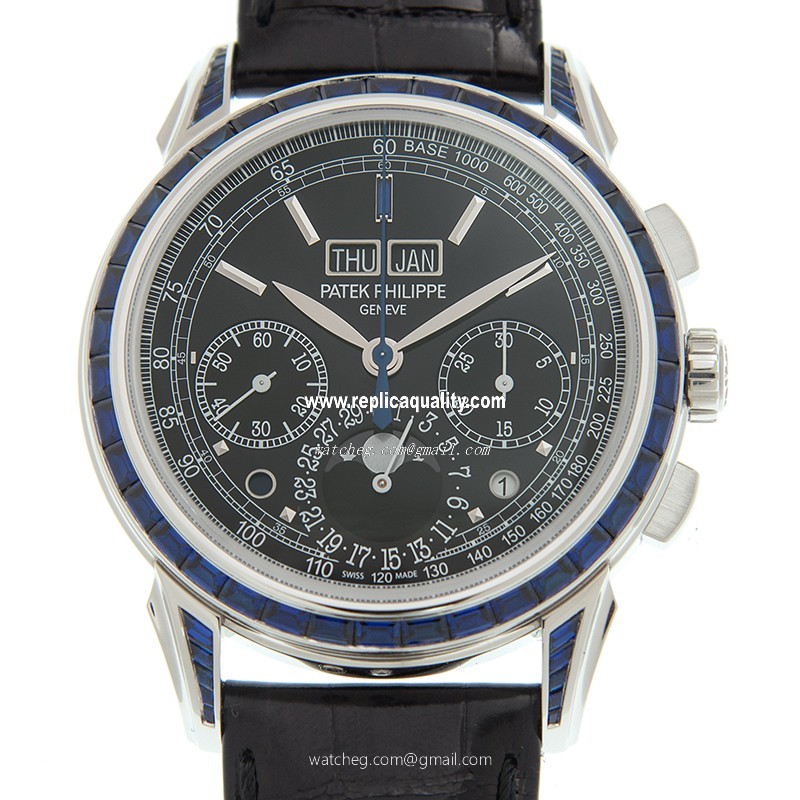 Patek Philippe COMPLICATIONS 5271-11P-001 Manual Wind 950 Platinum & Diamonds Black