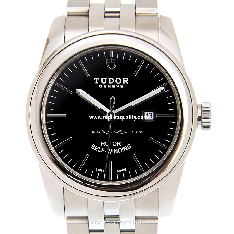 Tudor GLAMOUR DATE 53000-68030-BK Automatic Stainless Steel Black