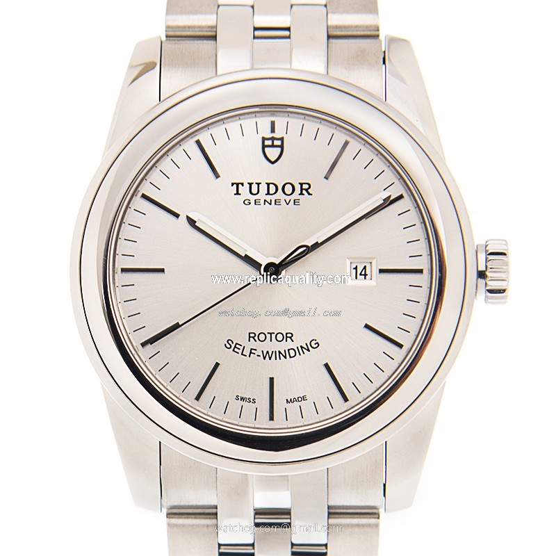Tudor GLAMOUR DATE 53000-68030-WT Automatic Stainless Steel Silver