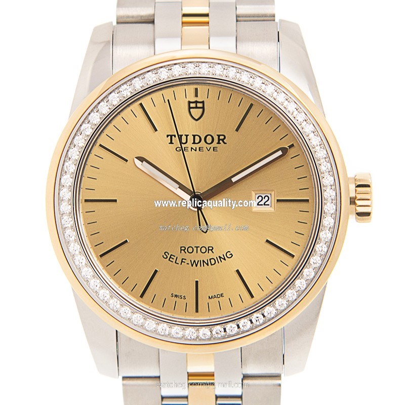 Tudor GLAMOUR DATE 53023-D-68033-CH Automatic Gold