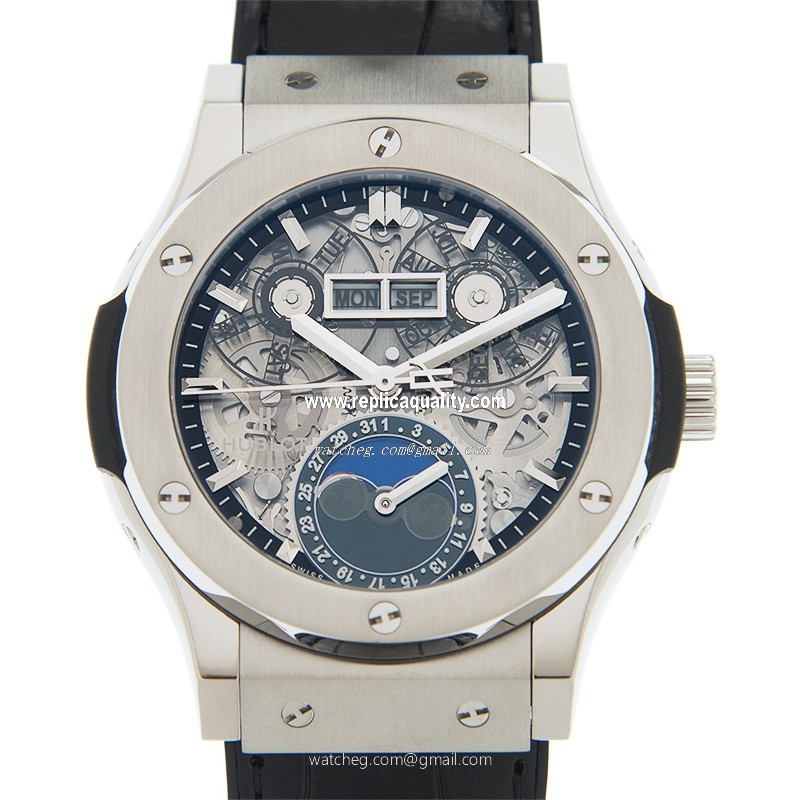 Hublot CLASSIC FUSION 547.NX.0170.LR Automatic Titanium Transparent Skull