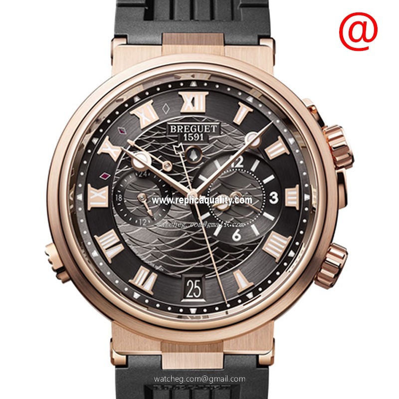 Breguet MARINE 5547BR/G3/5ZU Automatic 18kt Rose Gold Black