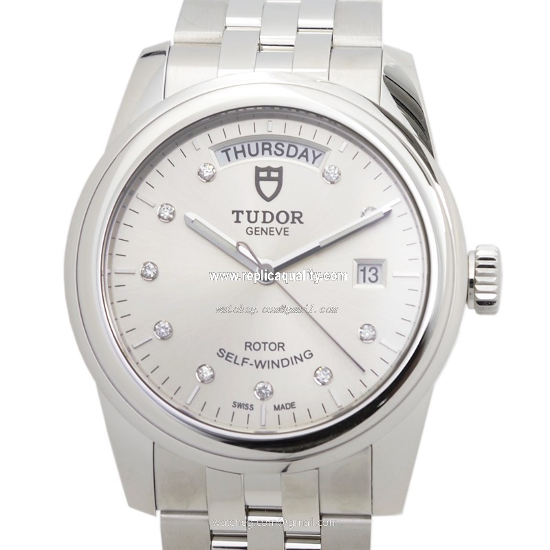 Tudor GLAMOUR DATE 56000-68060-10DI-SV Automatic Stainless Steel Silver