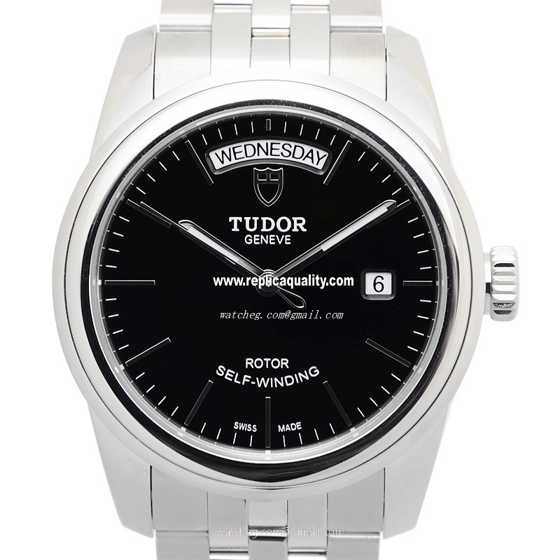 Tudor GLAMOUR DATE 56000-68060-BK Automatic Stainless Steel Black