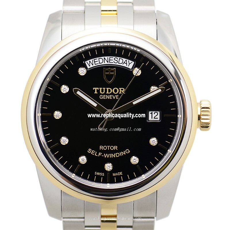 Tudor GLAMOUR DATE 56003-68063-10DI-BK Automatic Stainless Steel Black