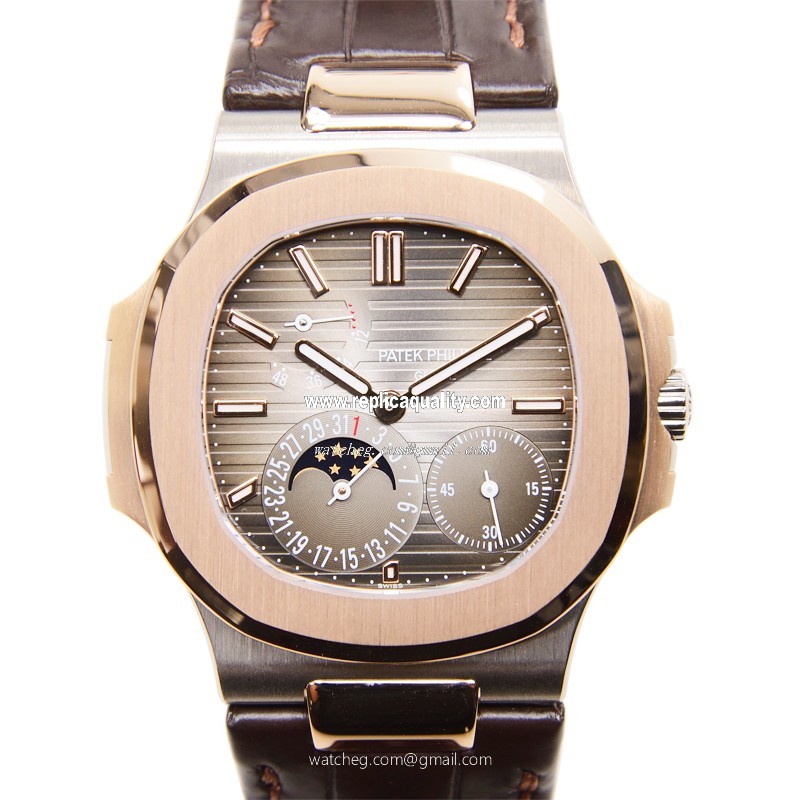 Patek Philippe NAUTILUS 5712GR-001 Automatic 18kt Rose Gold Gray