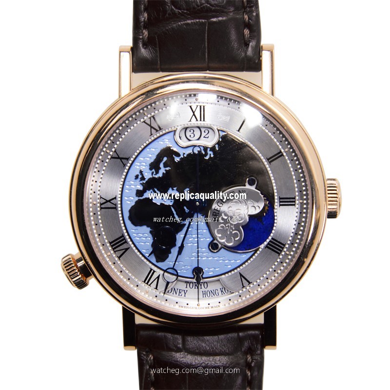 Breguet CLASSIC 5717BR/EU/9ZU Automatic 18kt Rose Gold Silver