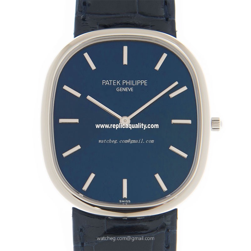 Patek Philippe GOLDEN ELLIPSE 5738P-001 Automatic Platinum Blue