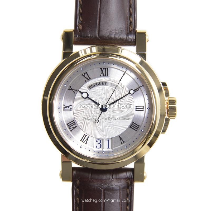 Breguet MARINE 5817BA/12/9V8 Automatic 18kt Yellow Gold Silver