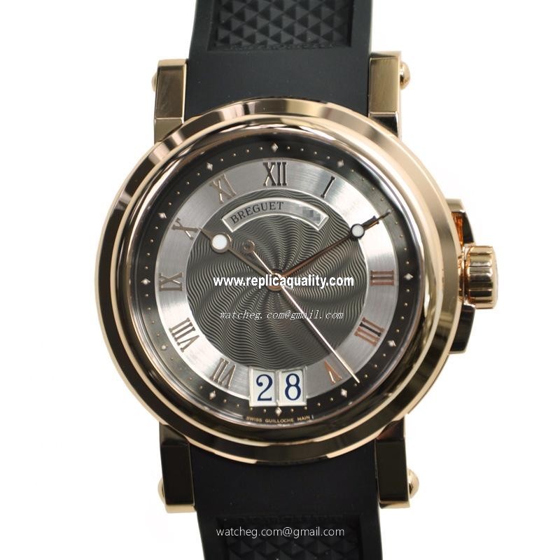 Breguet MARINE 5817BR/Z2/5V8 Automatic 18kt Rose Gold Dark grey 