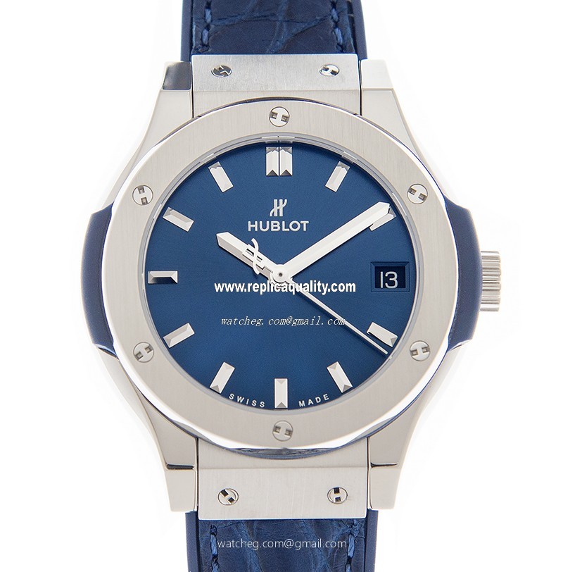 Hublot CLASSIC FUSION 581.NX.7170.LR Quartz Titanium Blue