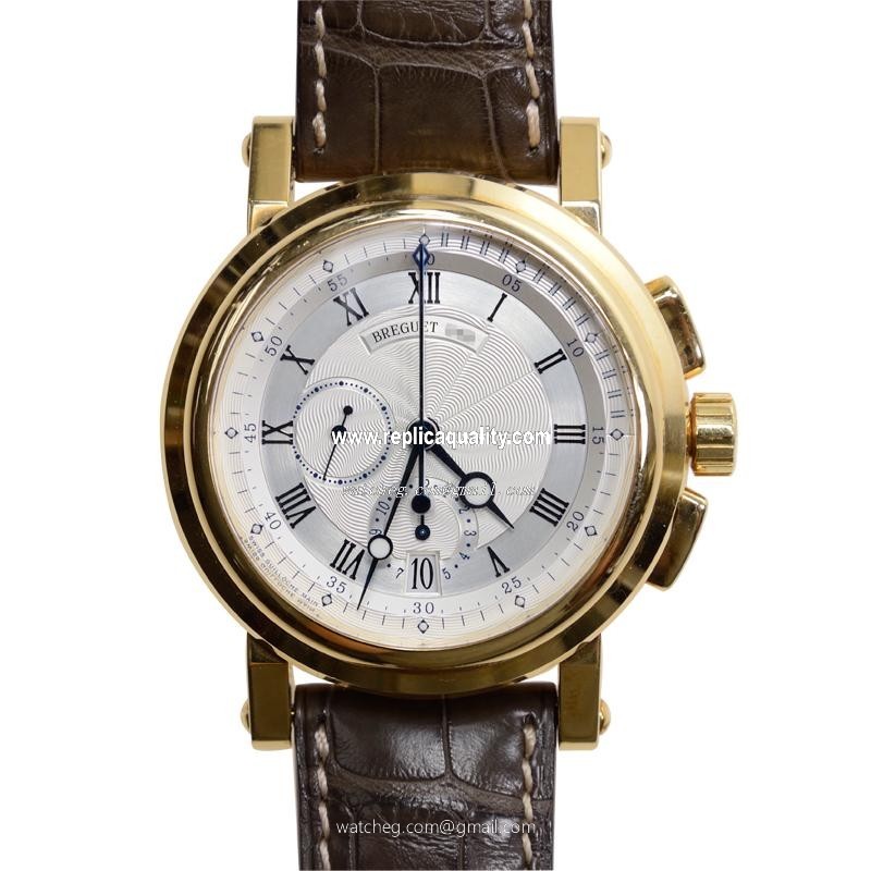 Breguet MARINE 5827BA/12/5ZU Automatic 18kt Yellow Gold Silver