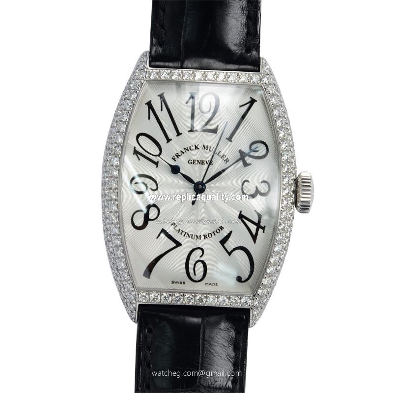 Franck Muller MASTER OF COMPLICATION 5850 SC D (OG) Automatic 18kt White Gold & Diamond Silver
