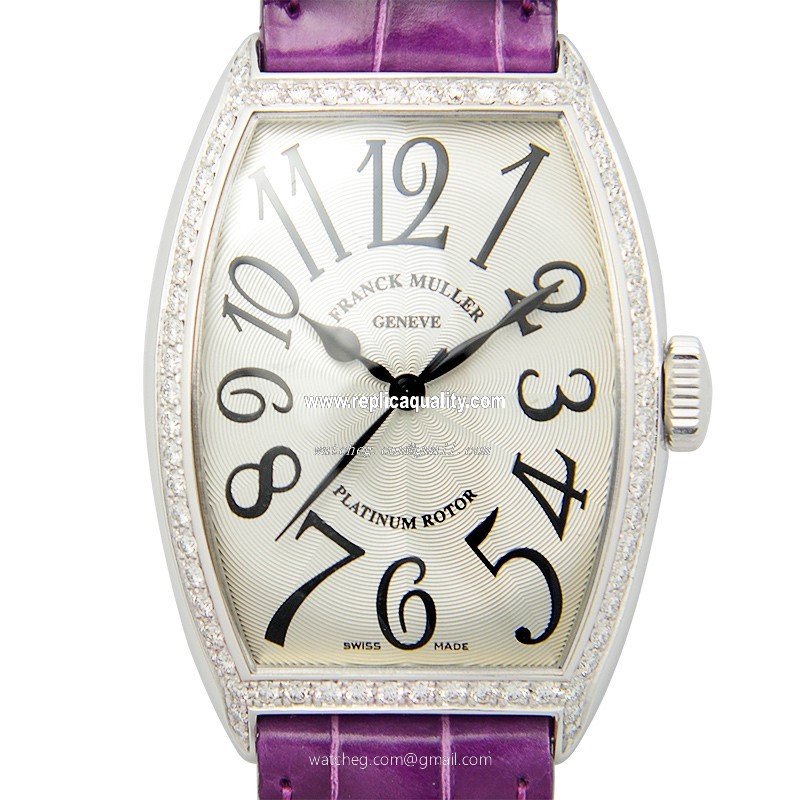 Franck Muller MASTER OF COMPLICATION 5850 SC D 1R (AC) Automatic Stainless Steel & Diamonds Silver