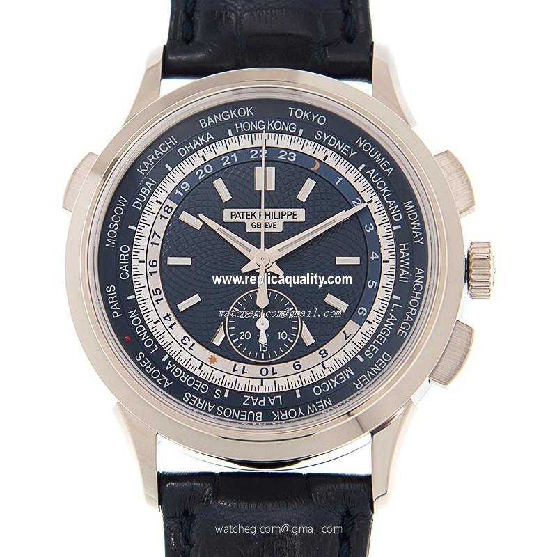 Patek Philippe COMPLICATIONS 5930G-001 Automatic 18kt White Gold Blue