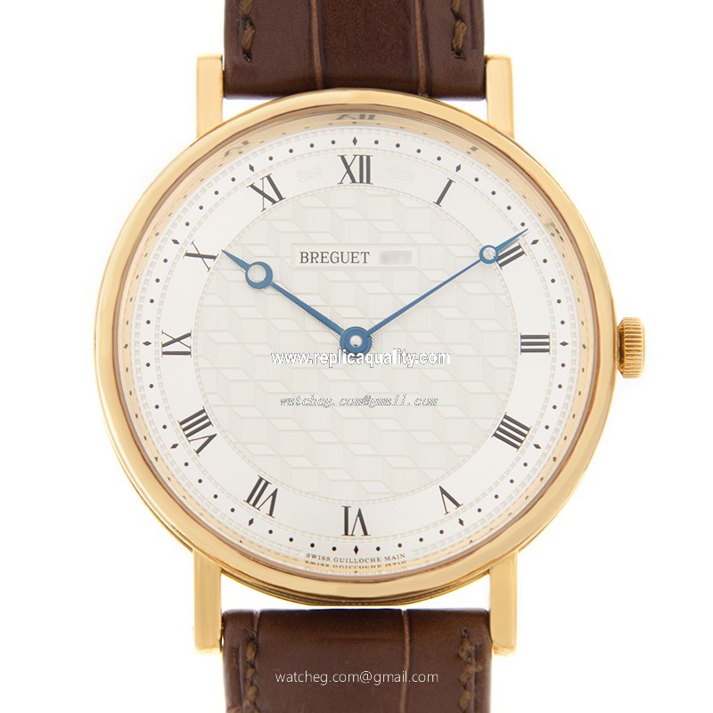 Breguet CLASSIC 5967BA/11/9W6 Manual Wind 18kt Yellow Gold Silver