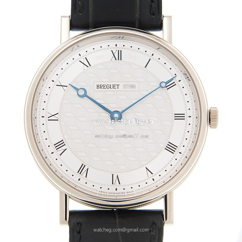 Breguet CLASSIC 5967BB/11/9W6 Manual Wind 18kt White Gold Silver