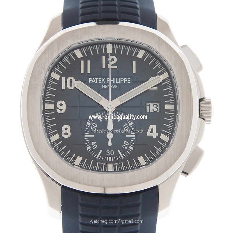 Patek Philippe AQUANAUT 5968G-001 Automatic 18kt White Gold Blue