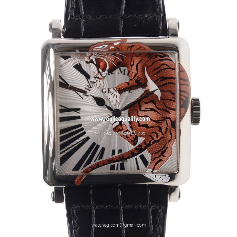 Franck Muller MASTER SQUARE 6000 H SC TIG 2 (OG) Automatic 18kt White Gold Silver