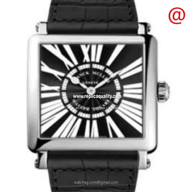 Franck Muller MASTER SQUARE 6002 M QZ NR REL PLY(AC) Quartz Stainless Steel Black & White