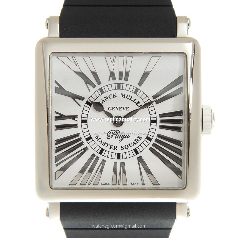 Franck Muller MASTER SQUARE 6002 M QZ REL R PLY (AC)-WT Quartz Stainless Steel Silver