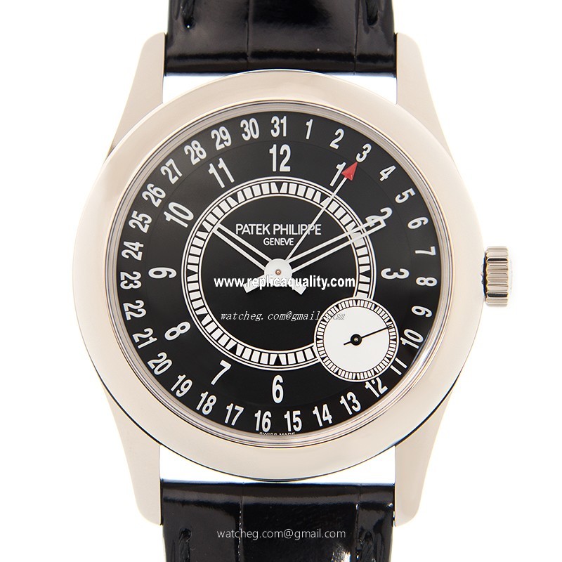 Patek Philippe CALATRAVA 6006G-001 Automatic 18kt White Gold Black