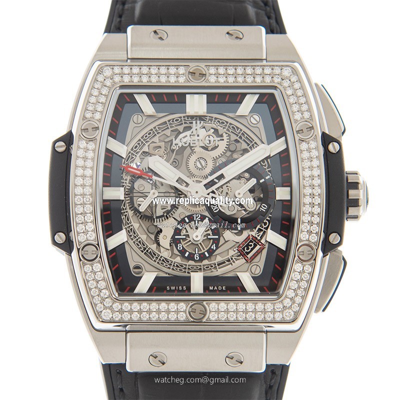 Hublot BIG BANG 601.NX.0173.LR.1104 Automatic Titanium & Diamond Silver