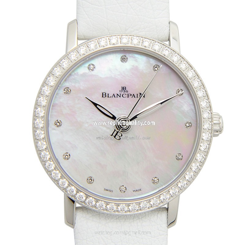 Blancpain WOMEN 6102-4654-95A Automatic Stainless Steel & Diamonds White