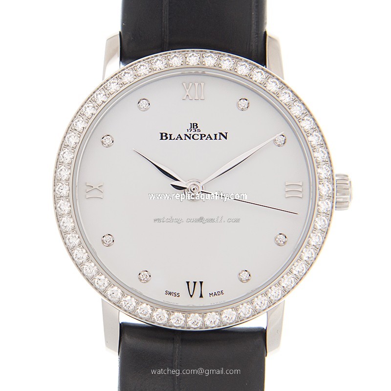 Blancpain WOMEN 6104-4628-55A Automatic Stainless Steel & Diamonds White