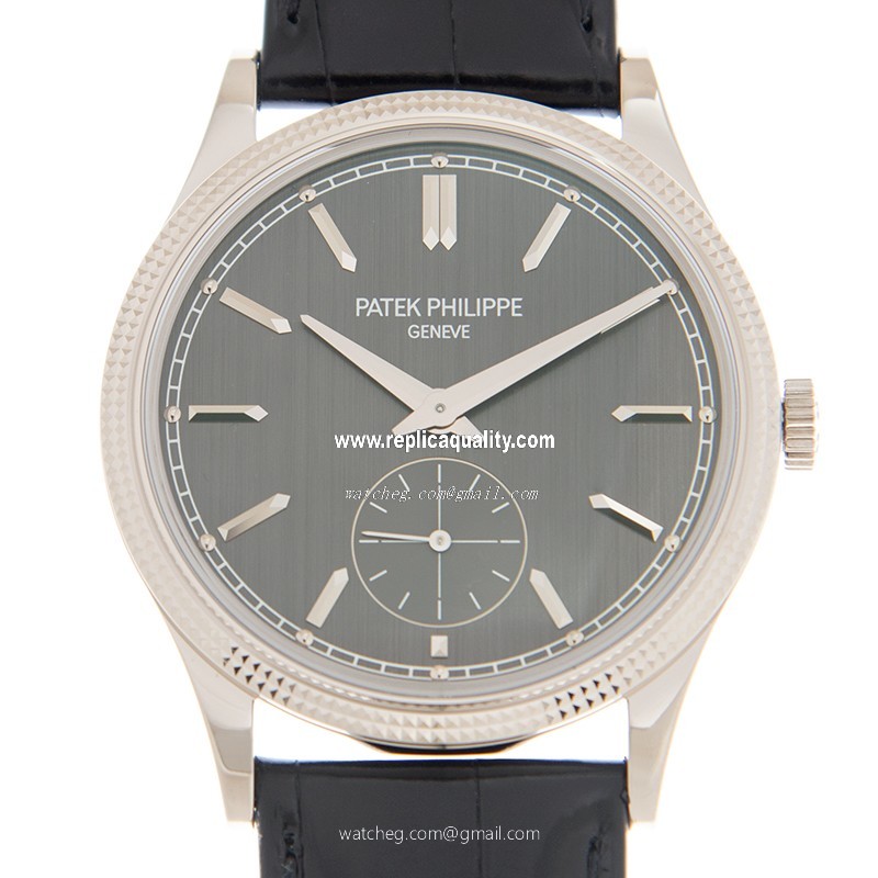 Patek Philippe CALATRAVA 6119G-001 Manual Wind 18kt White Gold Gray