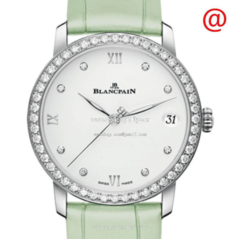 Blancpain VILLERET 6127-4628-95A Automatic Stainless Steel & Diamonds White