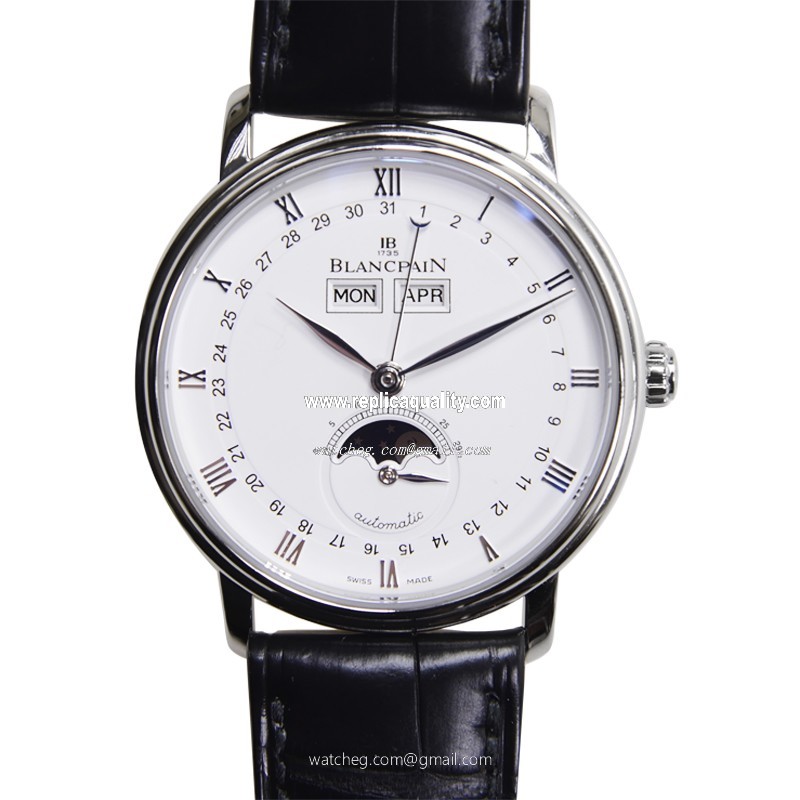 Blancpain VILLERET 6263-1127-55B Automatic Stainless Steel White