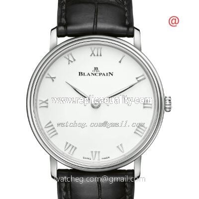 Blancpain VILLERET 6605-1127-55B Manual Wind Stainless Steel White