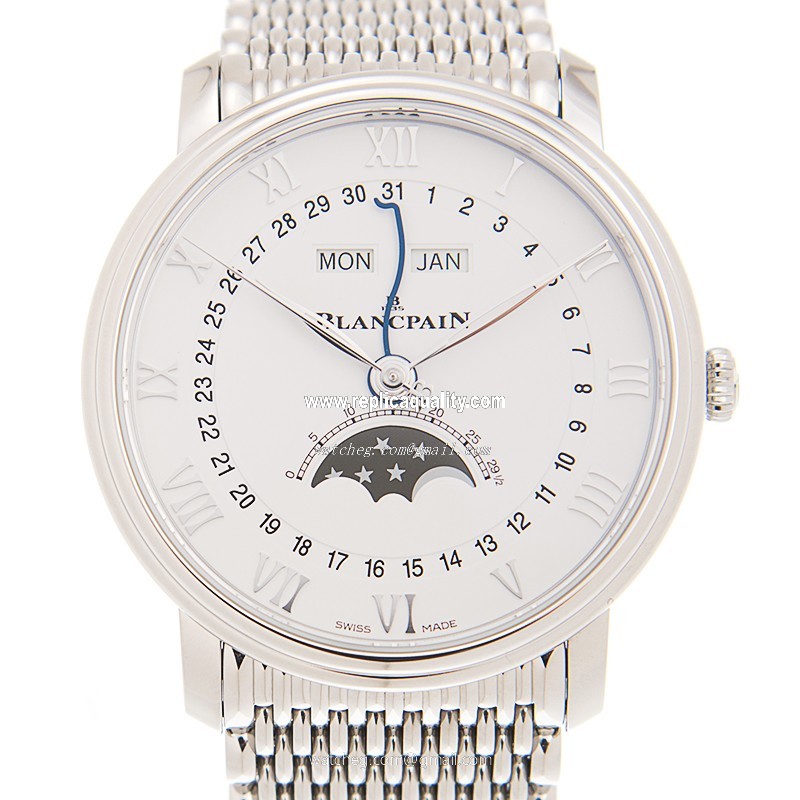 Blancpain VILLERET 6654-1127-MMB Automatic Stainless Steel White