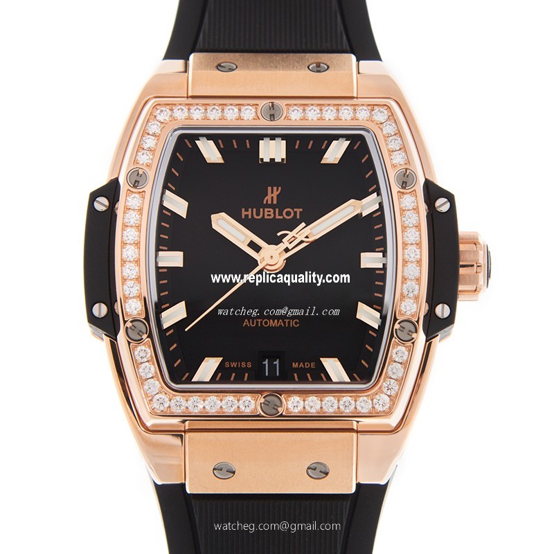 Hublot BIG BANG 665.OX.1180.RX.1204 Automatic 18kt Rose Gold & Diamonds Black