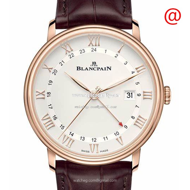 Blancpain VILLERET 6662-3642-55A Automatic 18kt Rose Gold White