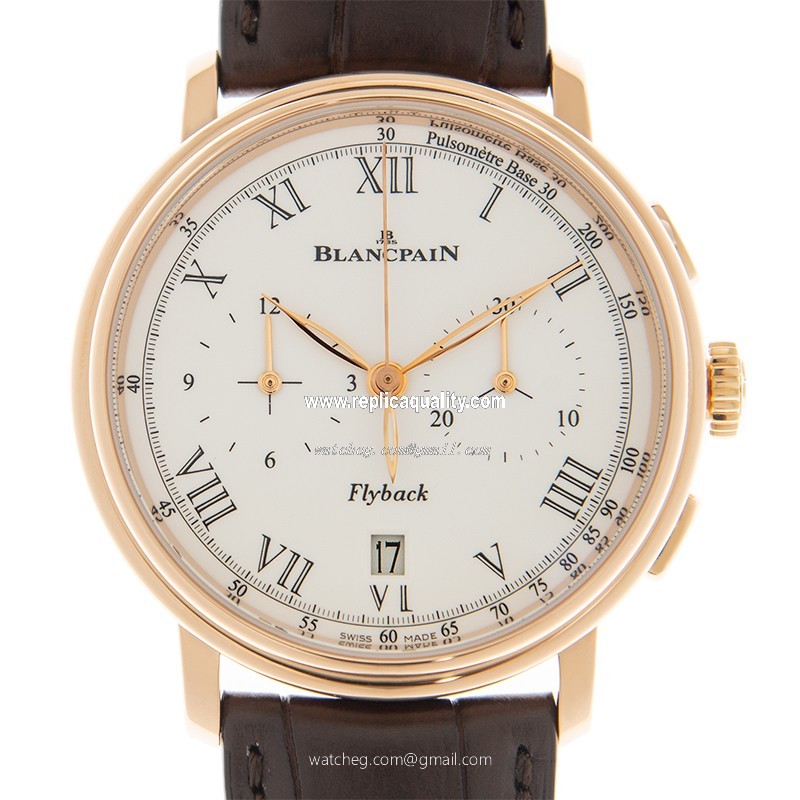 Blancpain CLASSIC 6680F-3631-55B Automatic 18kt Rose Gold White