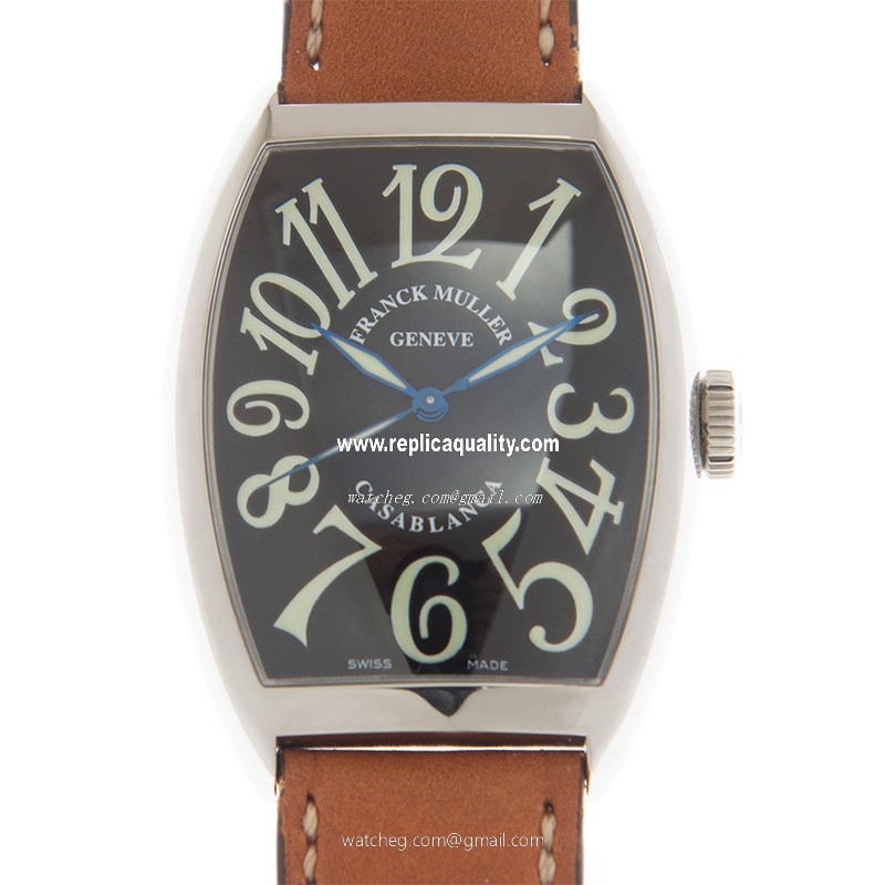 Franck Muller CINTREE CURVEX 6850 M C CASA BLANCA (AC) -BLACK  Automatic Stainless Steel Black