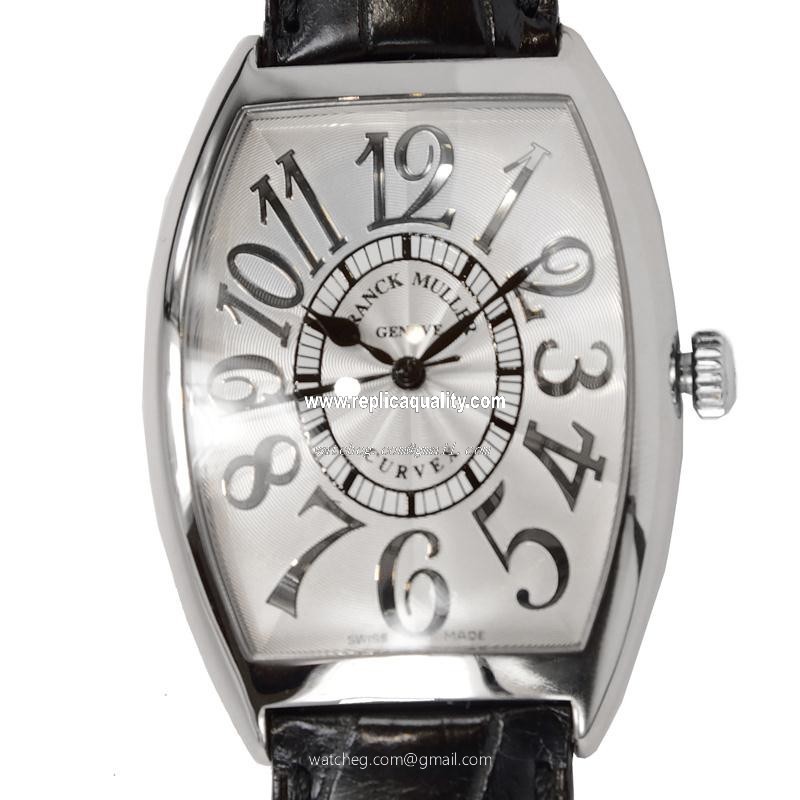 Franck Muller CINTREE CURVEX 6850 SC REL (OG) Automatic 18kt White Gold Silver