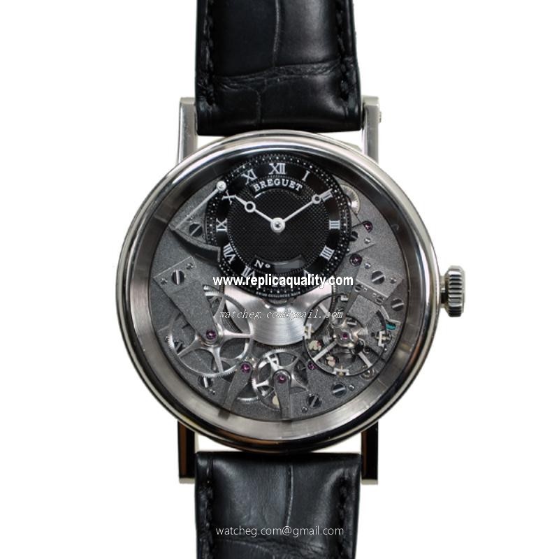 Breguet TRADITION 7057BB/G9/9W6 Manual Wind 18kt White Gold Dark grey