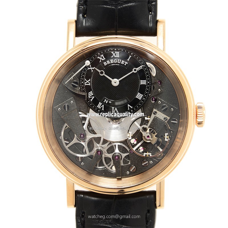 Breguet TRADITION 7057BR/G9/9W6 Manual Wind 18kt Rose Gold Gray