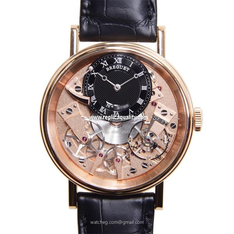 Breguet TRADITION 7057BR/R9/9W6 Manual Wind 18kt Rose Gold Black
