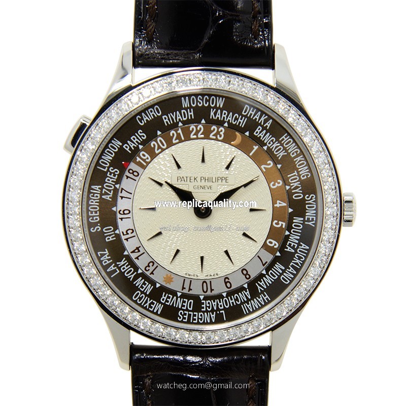 Patek Philippe COMPLICATIONS 7130G-010 Manual Wind 18kt White Gold & Diamond Silver