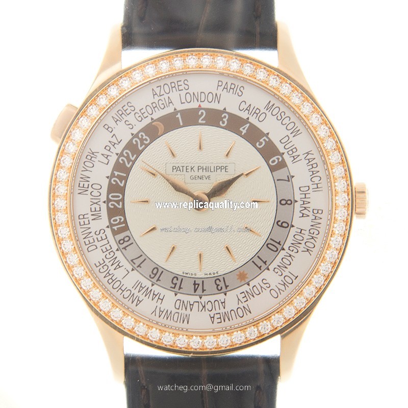 Patek Philippe COMPLICATIONS 7130R-011 Automatic 18kt Rose Gold & Diamonds White